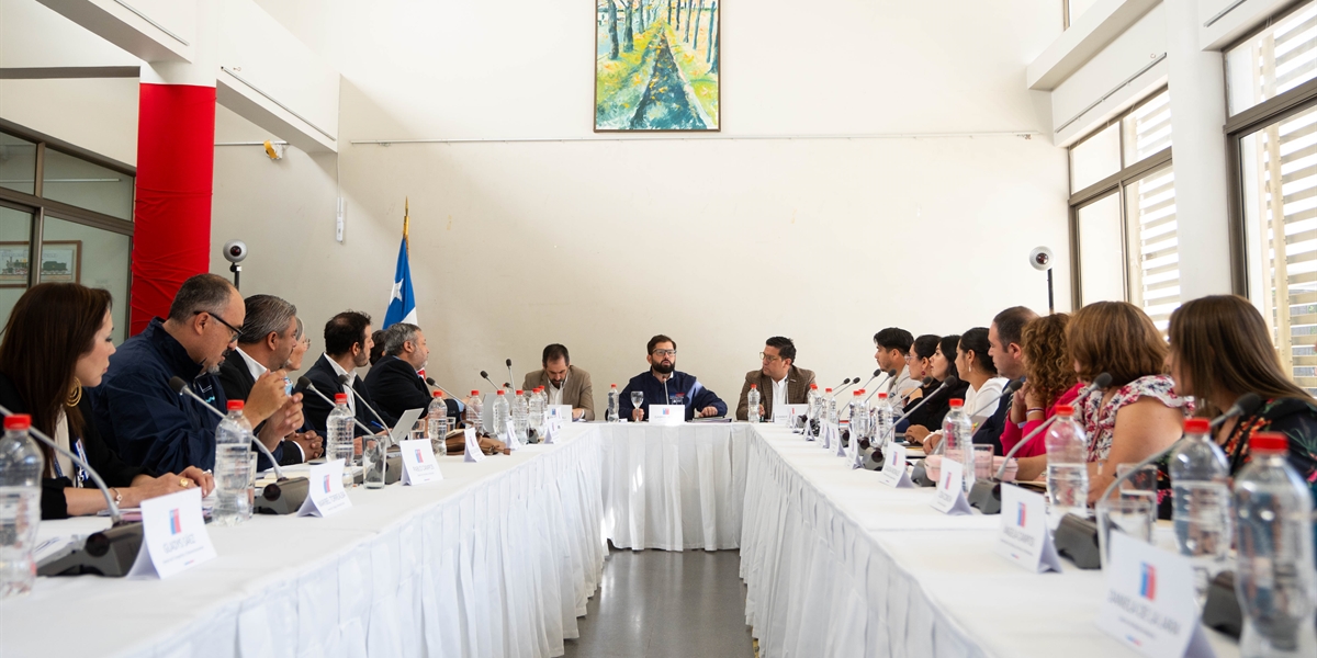 Presidente de la República, Gabriel Boric Font, encabeza una nueva sesión del Gabinete Pro Crecimiento y Empleo