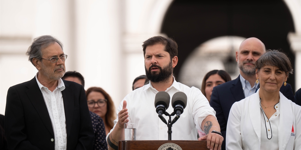 Presidente de la República, Gabriel Boric Font, participa de la campaña de vacunación contra la influenza y el COVID-19