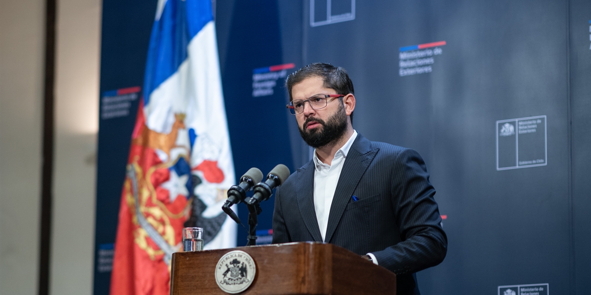 Presidente de la República, Gabriel Boric Font, encabeza la ceremonia de apertura de la I Reunión de Ministros y Altas Autoridades de Seguridad Pública y Crimen Organizado del Consenso de Brasilia