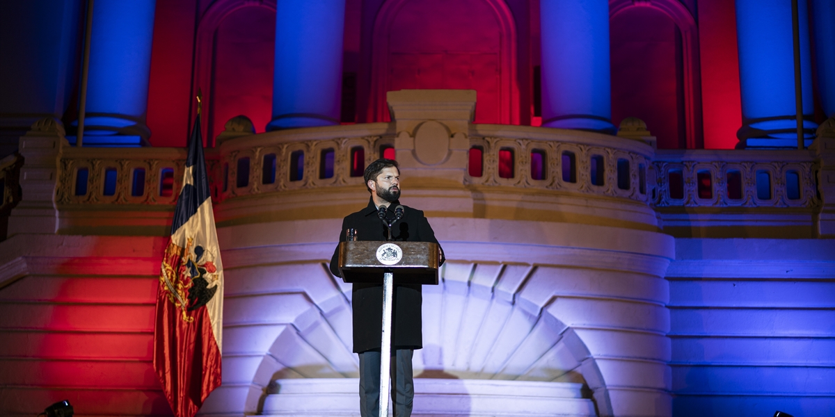 Presidente de la República, Gabriel Boric Font inaugura el Mercado de Industrias Culturales del Sur