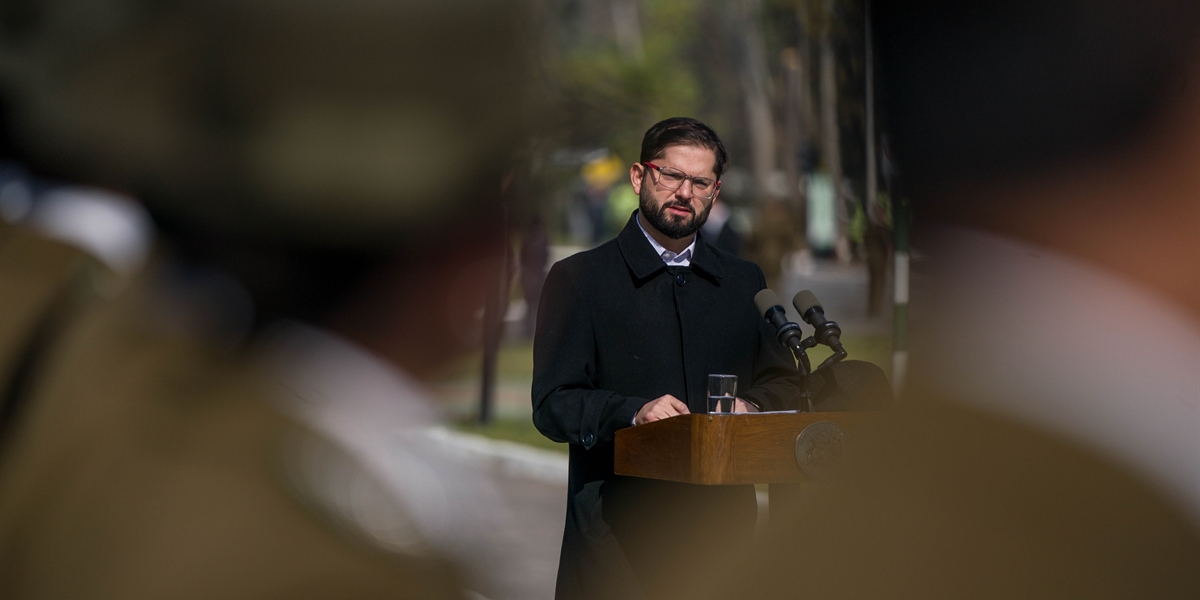 Presidente de la República, Gabriel Boric Font, participa en la conmemoración del aniversario 97° de Carabineros de Chile