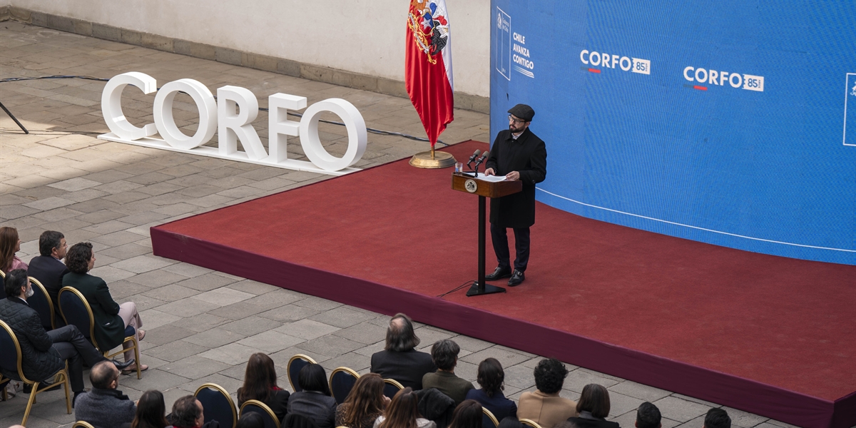 Presidente de la República, Gabriel Boric Font, participa de la conmemoración del aniversario 85° de CORFO