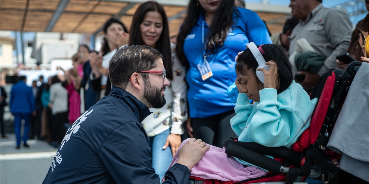 S.E. el Presidente de la República, Gabriel Boric Font, encabeza ceremonia de inauguración del Centro Comunitario de Cuidados Villa Altos del Mar