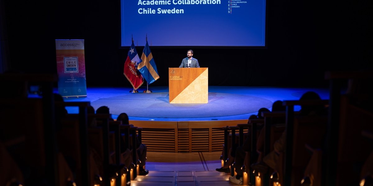 Presidente de la República, Gabriel Boric Font, encabeza encuentro con académicos y estudiantes de la Plataforma de Cooperación Académica Chile-Suecia