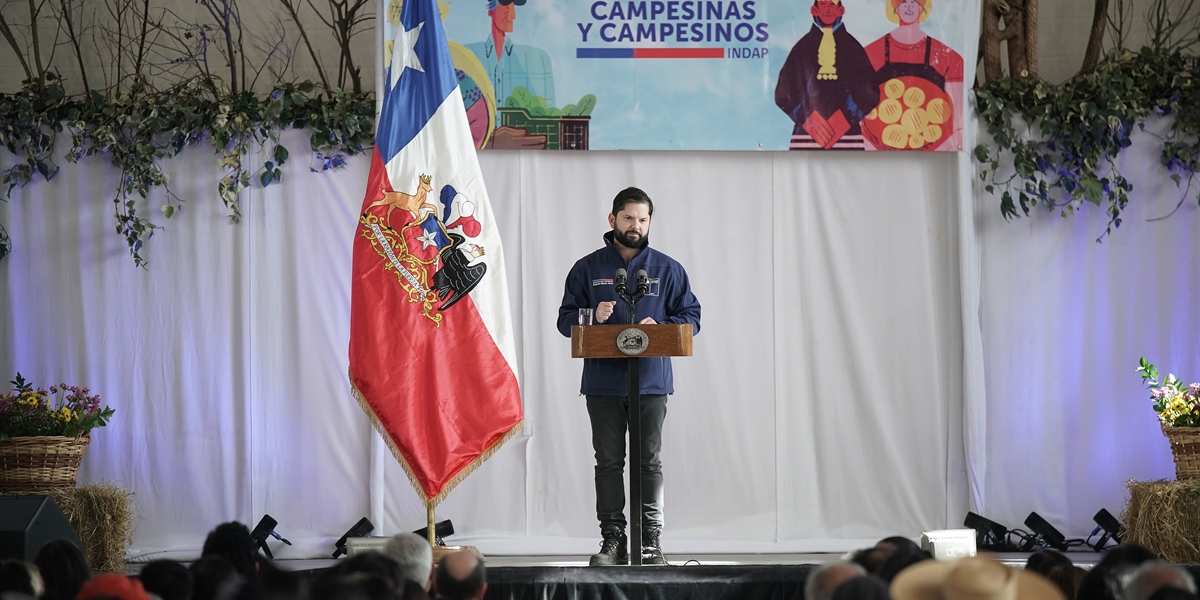S.E. el Presidente de la República, Gabriel Boric Font, encabeza acto de conmemoración del Día de las Campesinas y Campesinos