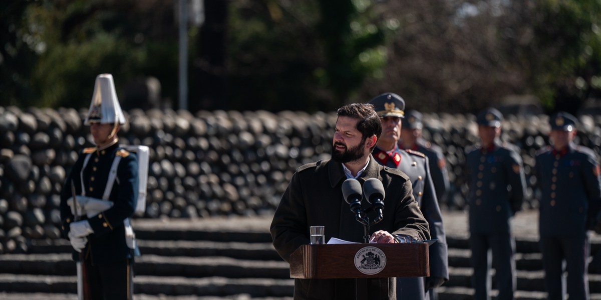 S.E. el Presidente de la República, Gabriel Boric Font, encabeza ceremonia por los 246 años del natalicio del Libertador Capitán General Bernardo O'Higgins