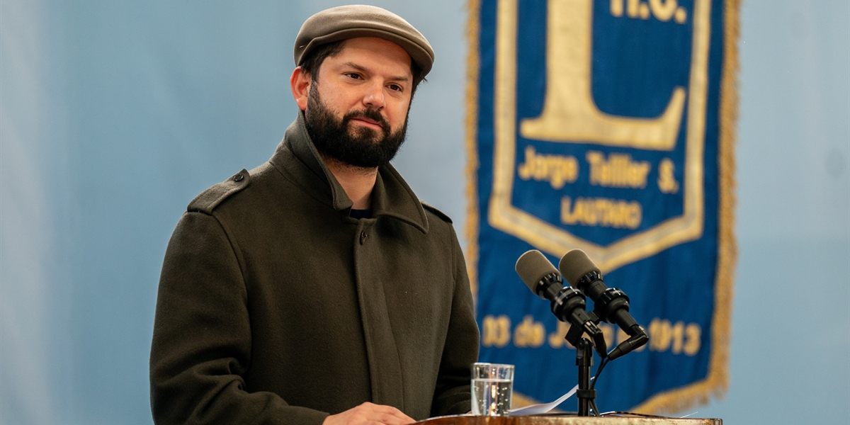 S.E. el Presidente de la República, Gabriel Boric Font, encabeza la inauguración de las nuevas instalaciones del Liceo Jorge Teillier Sandoval de Lautaro