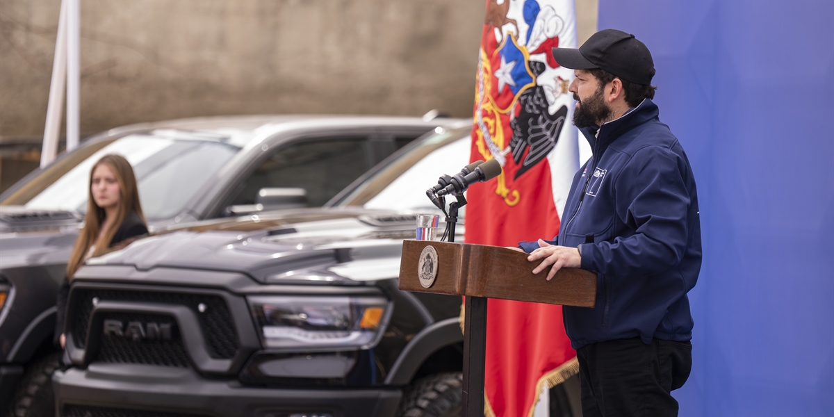 S.E. el Presidente de la República, Gabriel Boric Font, encabeza la ceremonia de primera piedra del Cuartel de la Prefectura Provincial de Tocopilla de la PDI