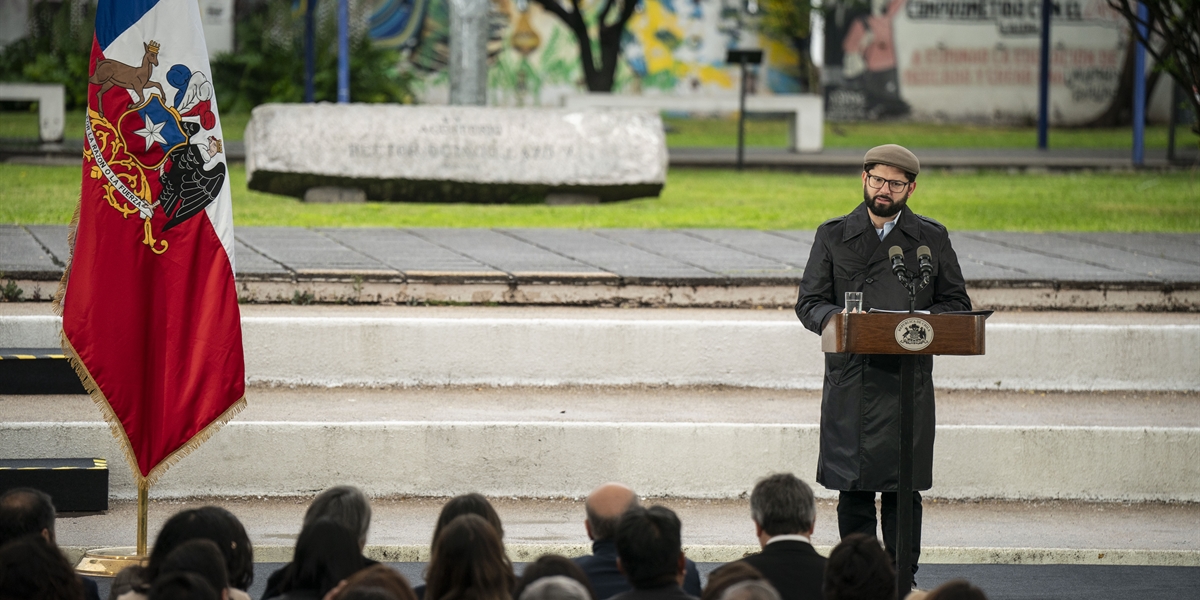 S.E. el Presidente de la República, Gabriel Boric Font, presenta el Proyecto de Ley de Reorganización y Condonación de Deudas Educativas y nuevo Financiamiento para la Educación Superior