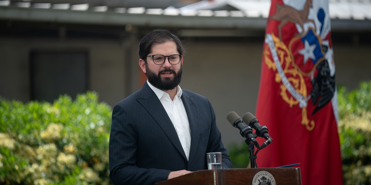 S.E. el Presidente de la República, Gabriel Boric Font, encabeza ceremonia por la publicación de la Ley de Cumplimiento de las Obligaciones Tributarias
