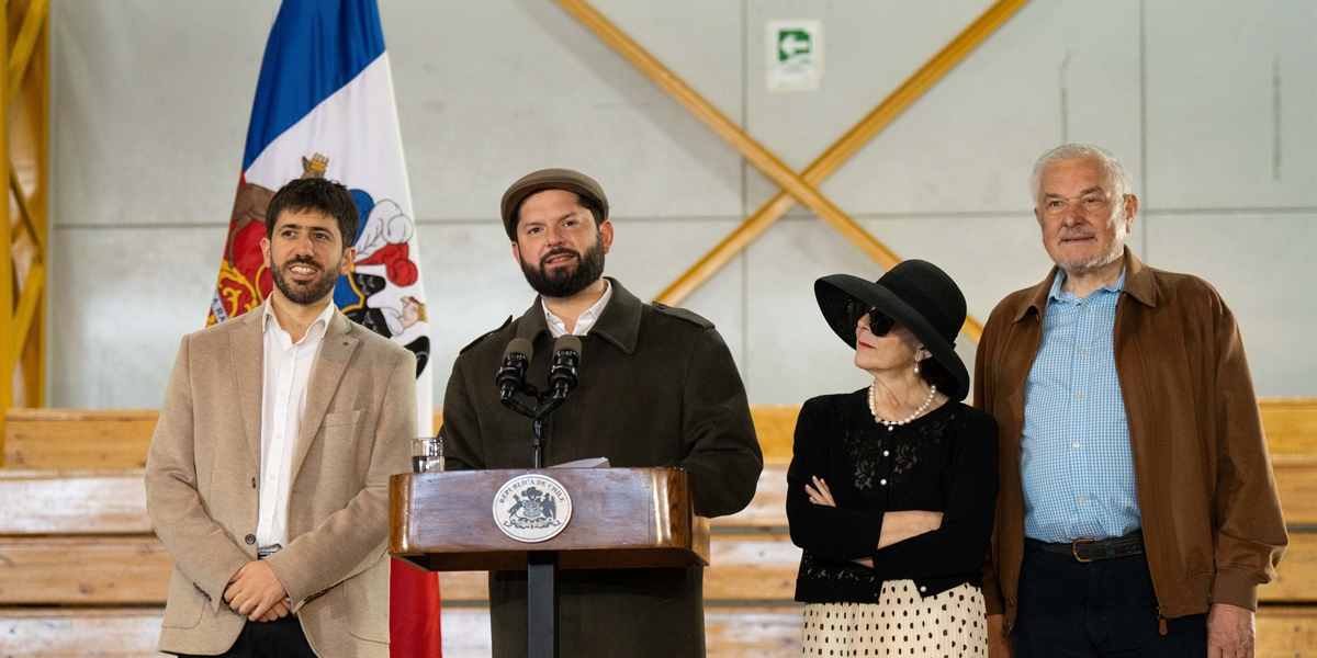 S.E. el Presidente de la República, Gabriel Boric Font, realiza declaración a los medios de comunicación luego de participar de las Elecciones Regionales y Municipales 2024