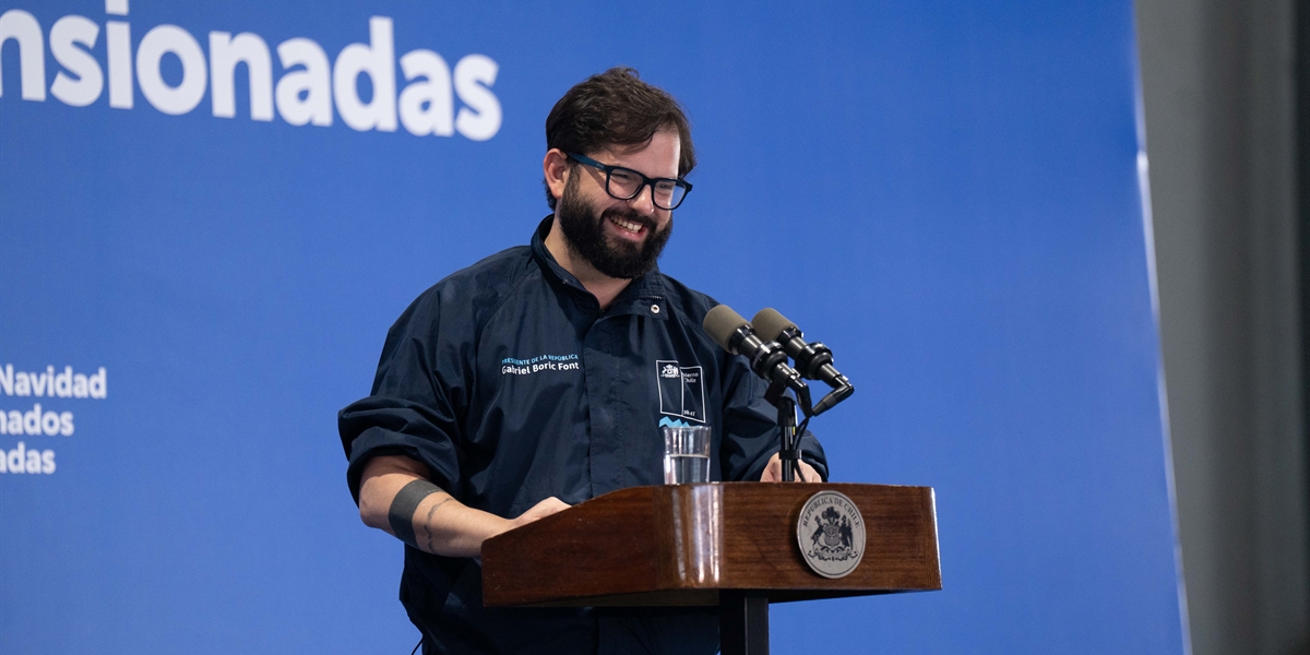 S.E. el Presidente de la República, Gabriel Boric Font, encabeza anuncio del Aguinaldo de Navidad 2024 para pensionados y pensionadas.