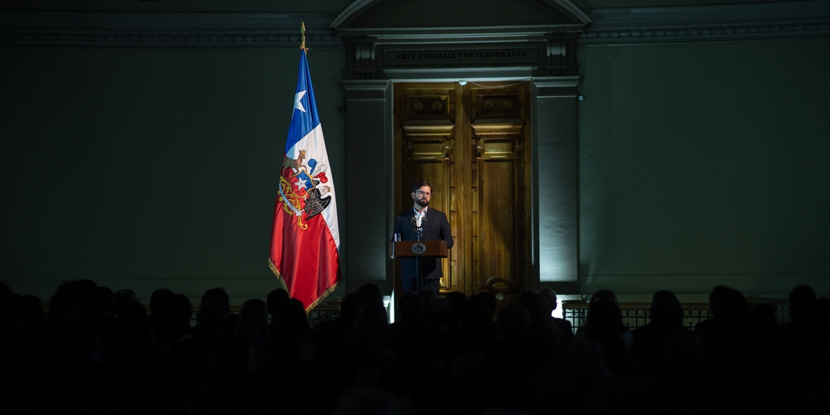 S.E. el Presidente de la República, Gabriel Boric Font, participa en el Encuentro Anual de la Industria 2024 junto a ministras, ministros, subsecretarias y subsecretarios de Gobierno