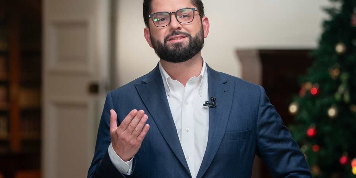 S.E. el Presidente de la República, Gabriel Boric Font, entrega mensaje de fin de año