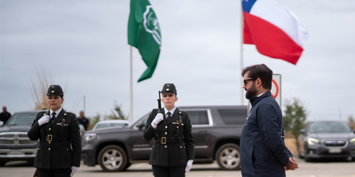 S.E. el Presidente de la República, Gabriel Boric Font encabeza la inauguración del nuevo Complejo Penitenciario Talca