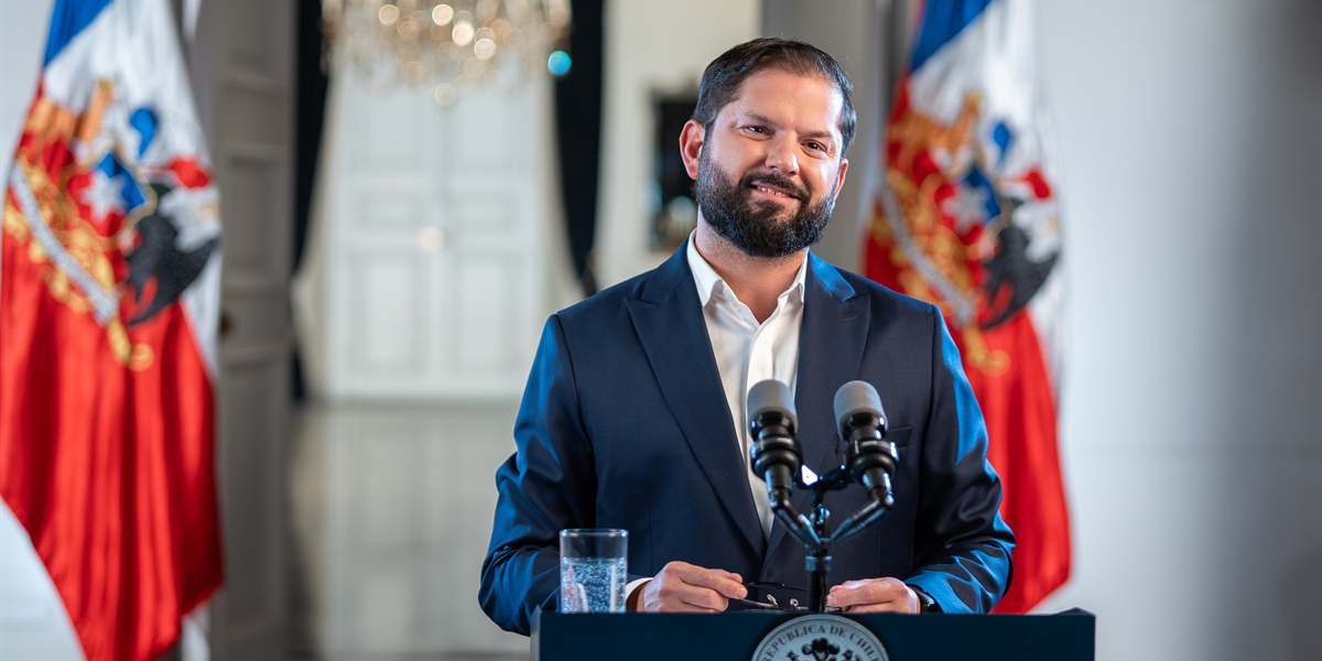 S.E. el Presidente de la República, Gabriel Boric Font, realiza Cadena Nacional por la aprobación de la reforma de pensiones