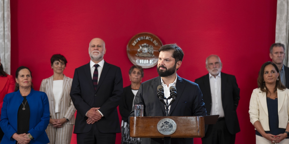 S.E. el Presidente de la República, Gabriel Boric Font, realiza ajuste ministerial