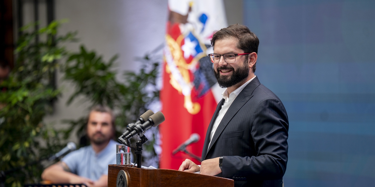 S.E. el Presidente de la República, Gabriel Boric Font, encabeza la entrega de los Premios Nacionales 2024