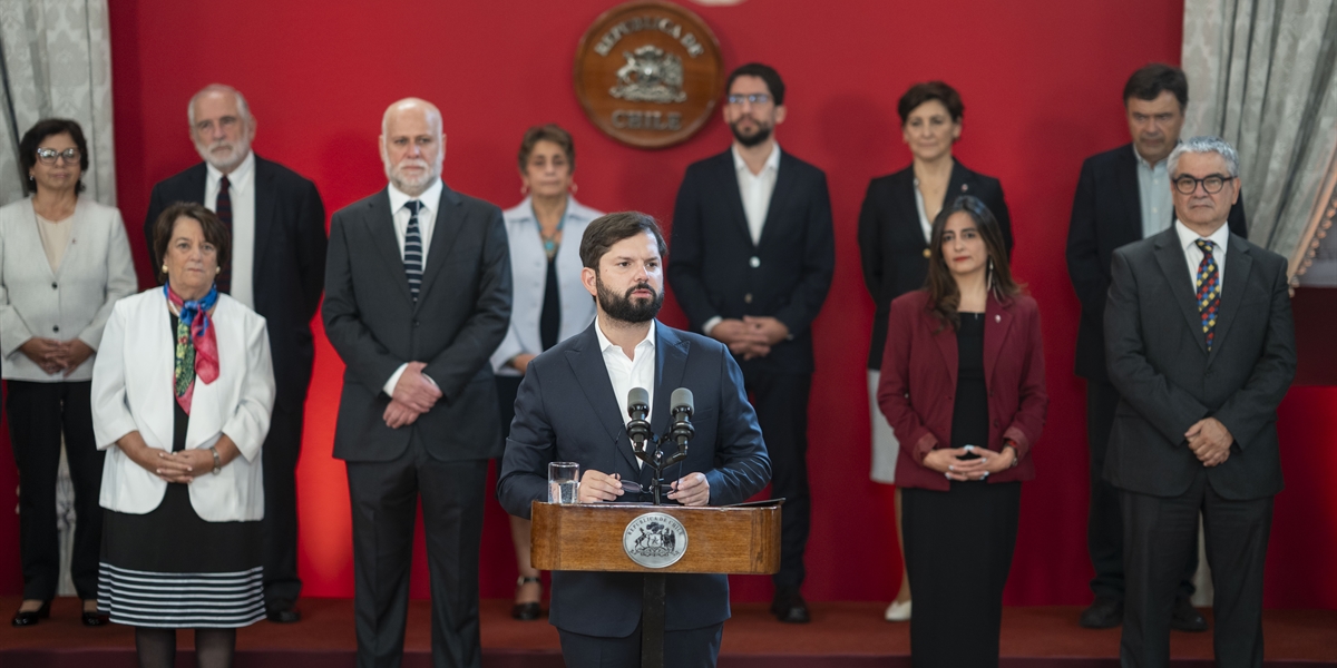 S.E. el Presidente de la República, Gabriel Boric Font, realiza ajuste ministerial