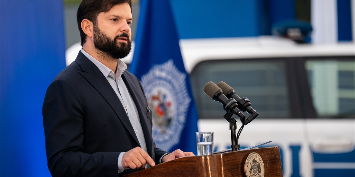 Presidente de la República, Gabriel Boric Font, encabeza inauguración de Cuartel PDI San Ramón