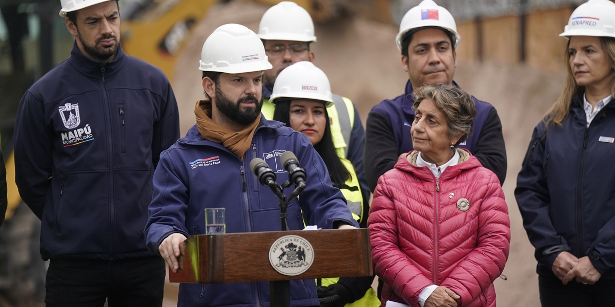 S.E. el Presidente de la República, Gabriel Boric Font, encabeza el lanzamiento del Plan de Invierno 2025 y visita las obras del Canal Santa Marta
