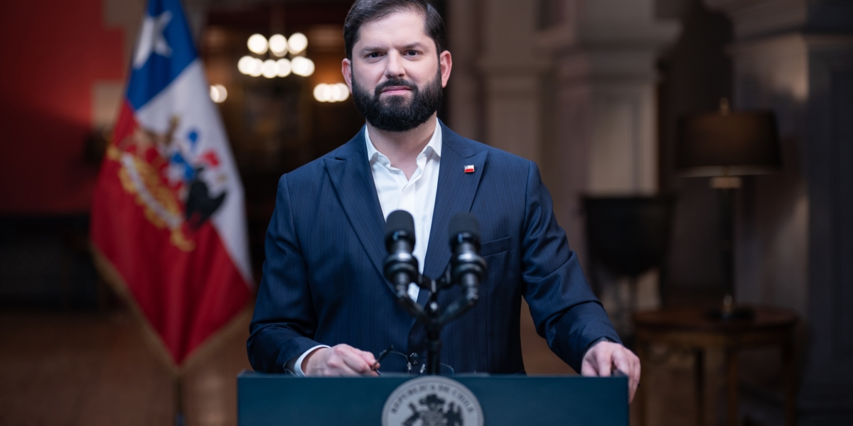 S.E. el Presidente de la República, Gabriel Boric Font, realiza Cadena Nacional tras la Cuenta Pública 2025