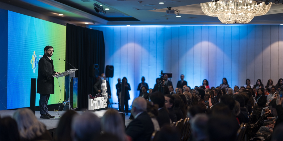 S.E. el Presidente de la República, Gabriel Boric Font, encabeza la ceremonia inaugural de ENEXPRO 2025 “Diversifica tu mercado”