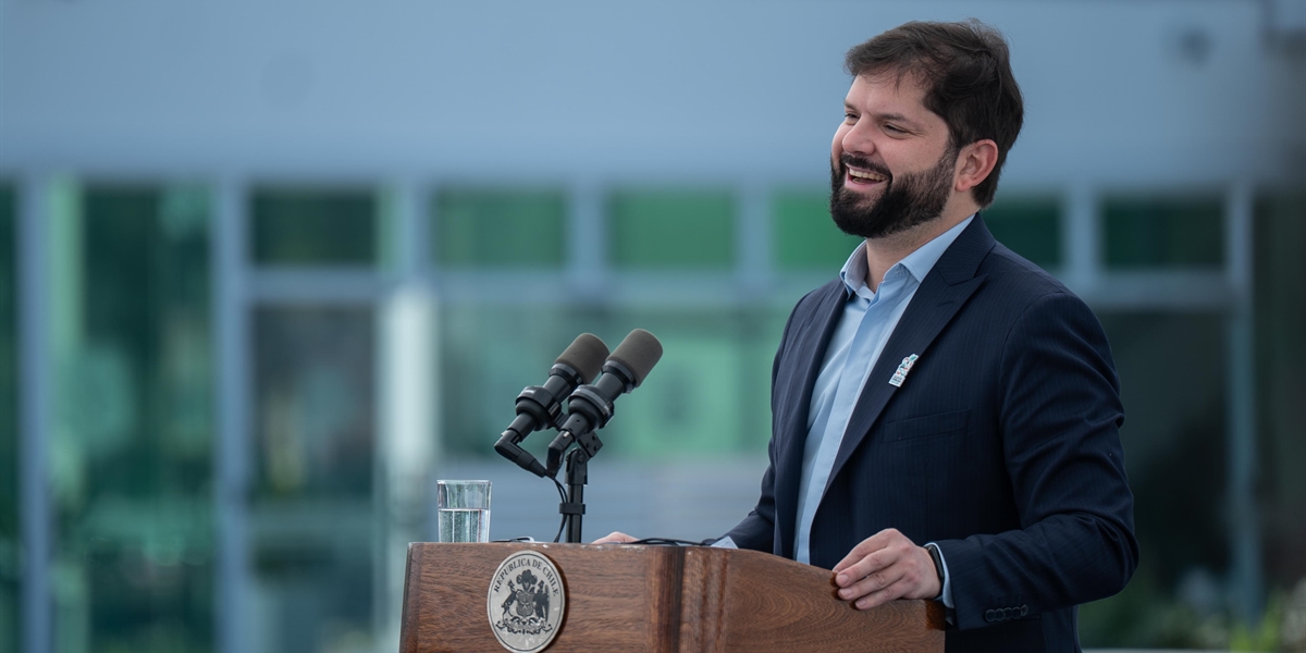 S.E. el Presidente de la República, Gabriel Boric Font, encabeza el lanzamiento del Plan Nacional de Infraestructura Pública 2025 - 2055