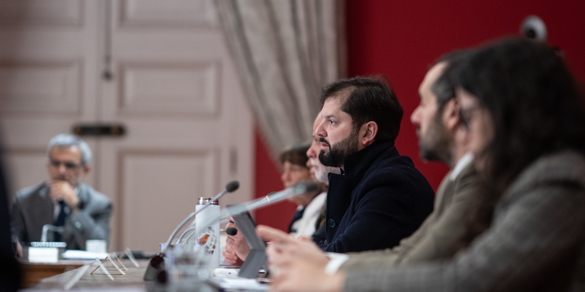 S.E. el Presidente de la República, Gabriel Boric Font, encabeza consejo de gabinete junto a ministras y ministros de Estado