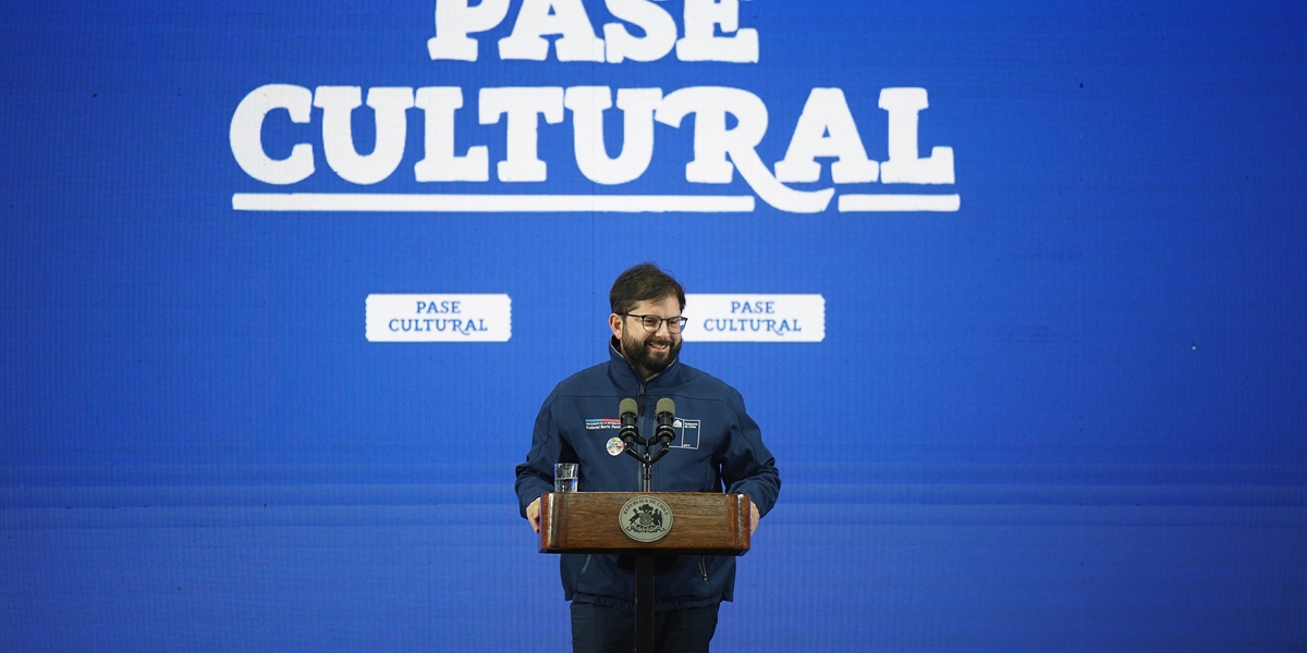 S.E. el Presidente de la República, Gabriel Boric Font, participa de la feria "Activa tu Pase Cultural" en Puente Alto