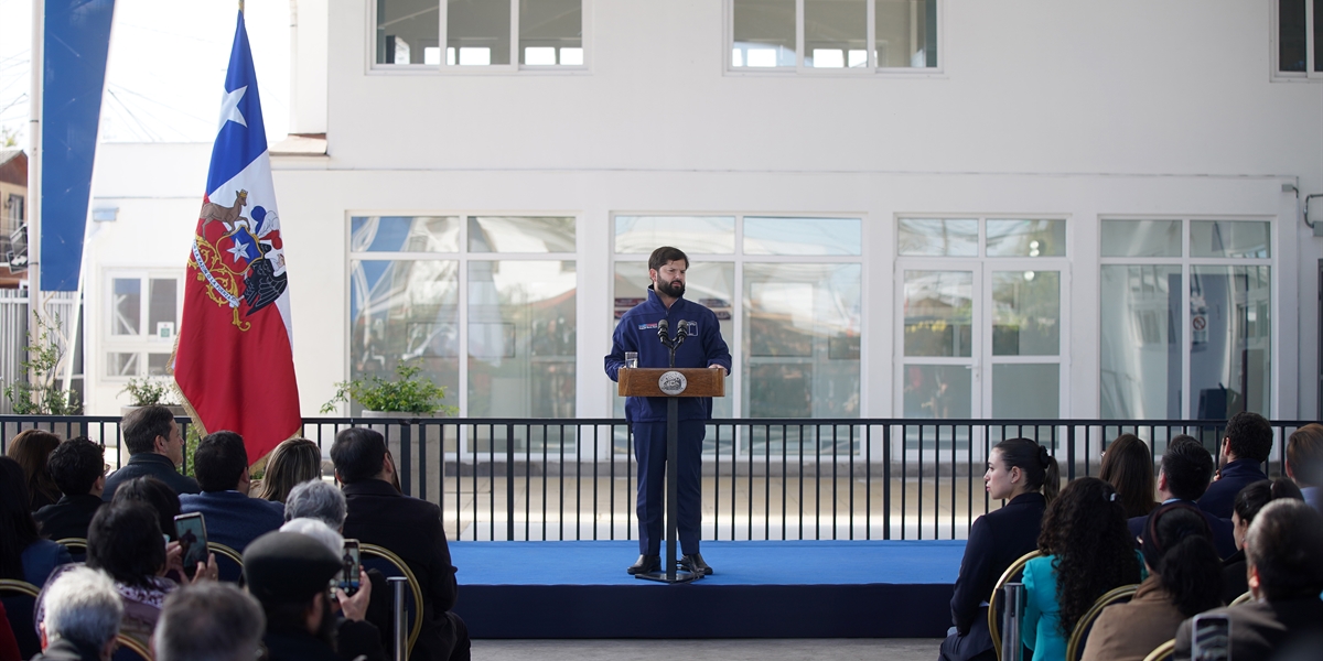 S.E. el Presidente de la República, Gabriel Boric Font, inaugura el nuevo Centro de Salud Mental Comunitario Lo Errázuriz de Maipú