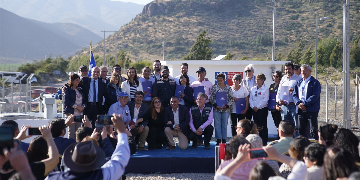 S.E. el Presidente de la República, Gabriel Boric Font, encabeza la puesta en marcha de la aducción del Río La Ligua