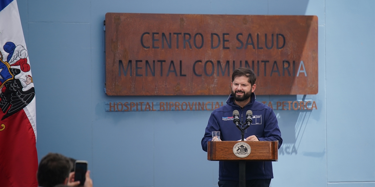S.E. el Presidente de la República, Gabriel Boric Font, inaugura el Centro de Salud Mental Comunitaria del Hospital Biprovincial Quillota – Petorca