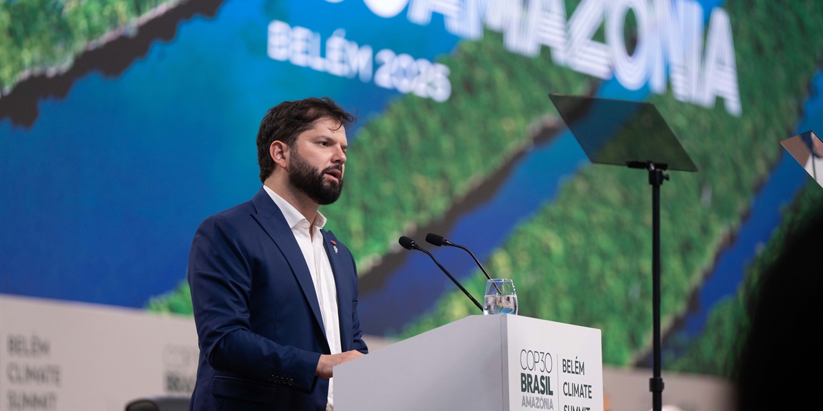 S.E. el Presidente de la República, Gabriel Boric Font, participa en la apertura de la reunión Plenaria General de la Cumbre de Líderes COP30