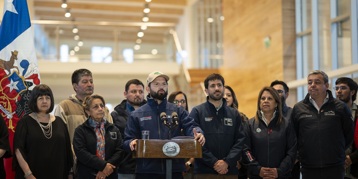 S.E el Presidente de la República, Gabriel Boric Font, visita el Centro Subantártico Cabo de Hornos de la Universidad de Magallanes