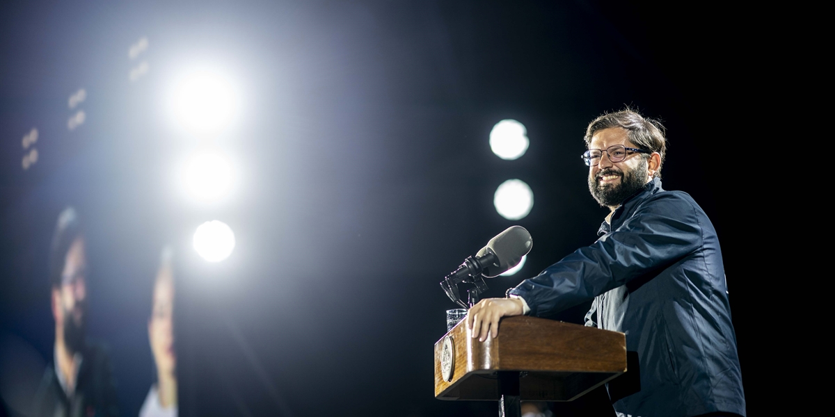 S.E. el Presidente de la República, Gabriel Boric Font, participa del Homenaje a Gabriela Mistral a 80 años del Nobel de Literatura, "Chile canta a Gabriela"