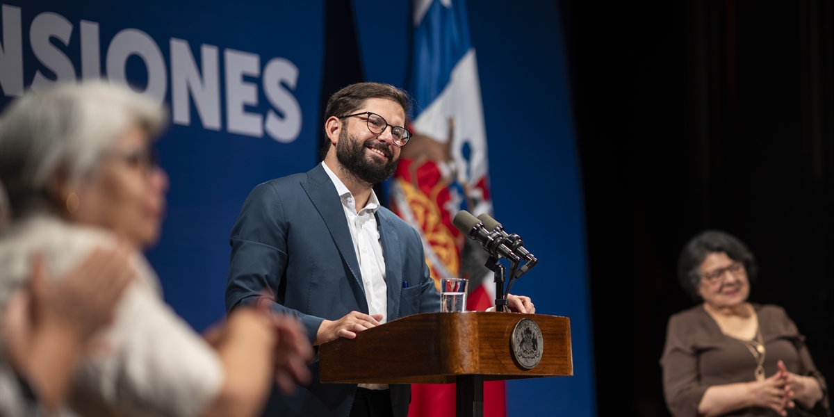 S.E. el Presidente de la República, Gabriel Boric Font, encabeza actividad que marca el inicio de los pagos del Seguro Social