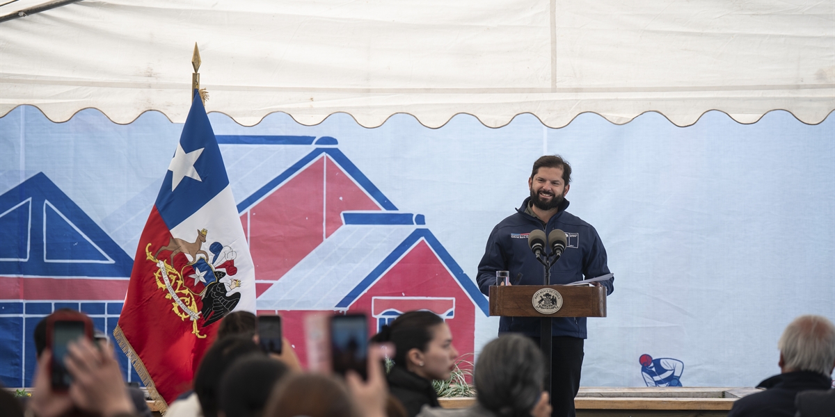 S.E. el Presidente de la República, Gabriel Boric Font, inaugura el Hospital Dr. Leopoldo Ortega de Chile Chico