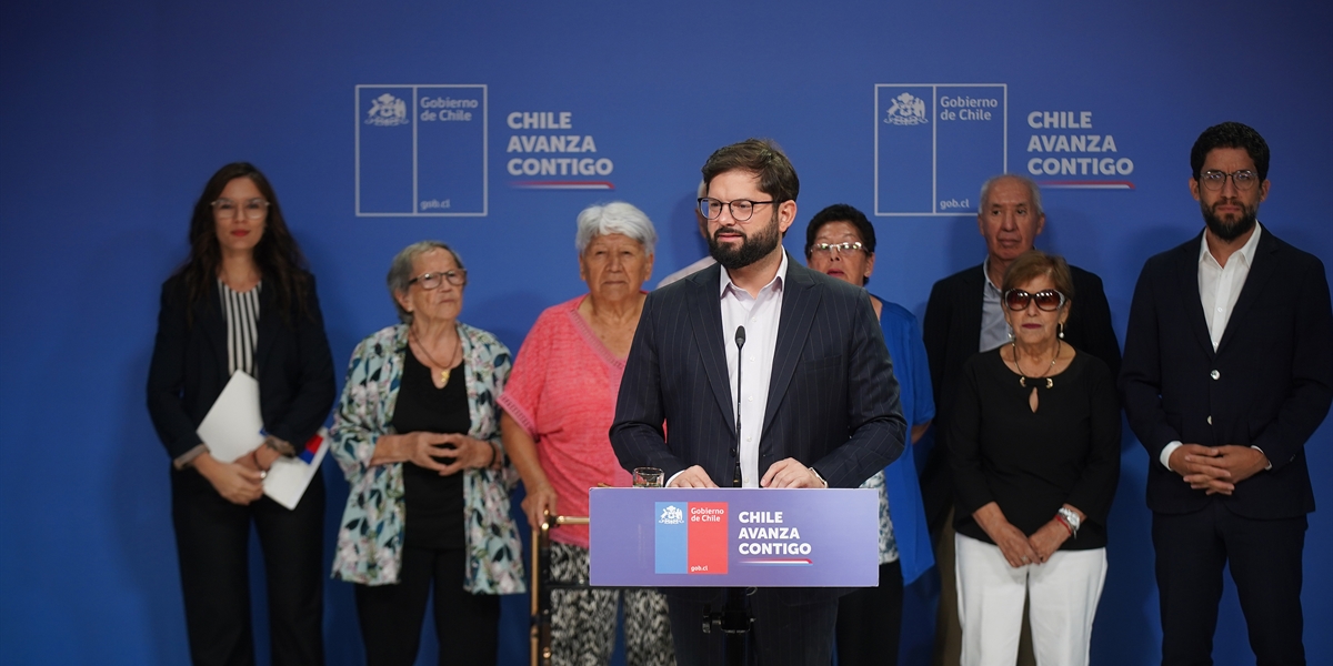 S.E. el Presidente de la República, Gabriel Boric Font, participa de la vocería de Gobierno
