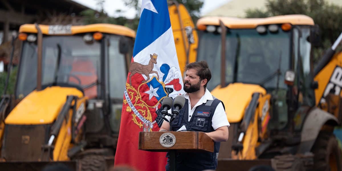 S.E. el Presidente de la República, Gabriel Boric Font, encabeza la entrega de los primeros kilómetros terminados de la ruta IPA 1 y presenta los avances de la ruta IPA 2